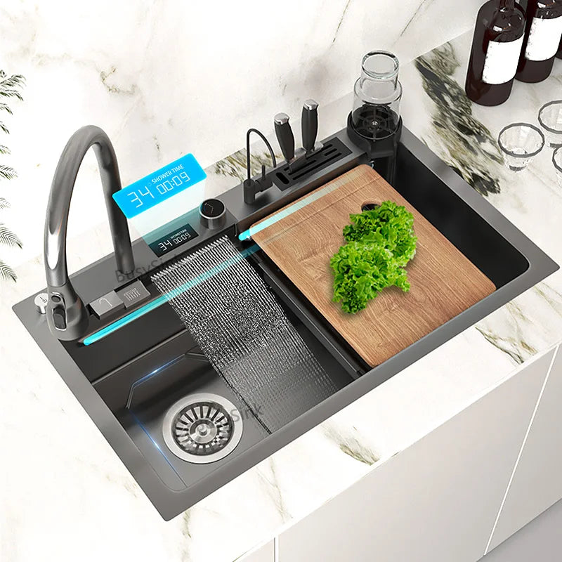 Digital Display Kitchen Sink